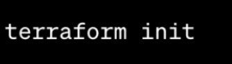 Terraform init